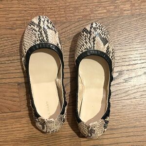 Snake Print Women's Flats